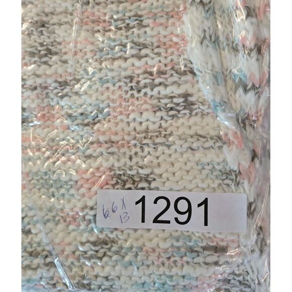 Aeropostale Knit Infinity Scarf Multicolor Pastel Stripes Soft Acrylic Blend - Picture 7 of 7